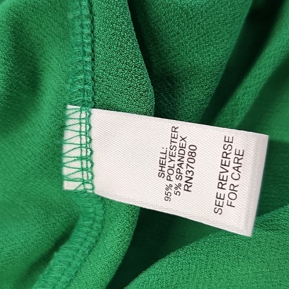 CATO Green Women's Top, Short Sleeve, Scoop Neck, Jersey Knit. XS - Picture 8 of 9